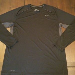 Nike Dry-fit long sleeve running shirt size L